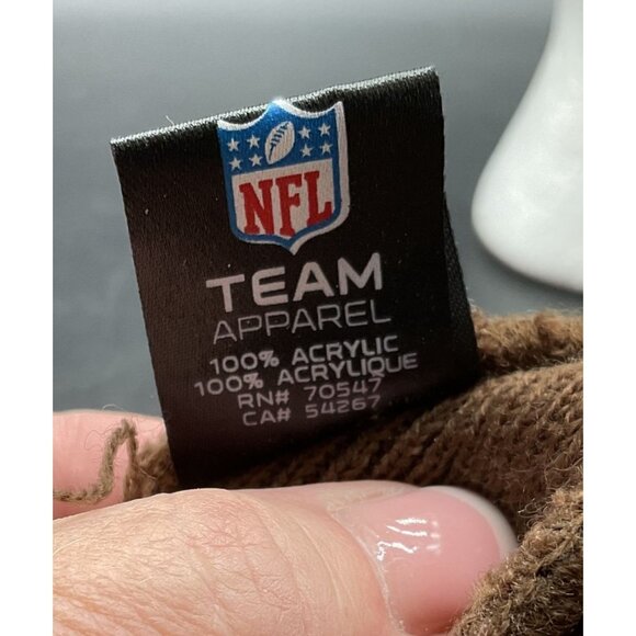 Cleveland Browns 47 Brand Knit Beanie Hat Brown NFL Team Apparel One Size - Picture 5 of 6